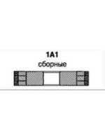 Круг алмазный шлифовальный плоский прямого профиля сборный 1A1 (наружный диаметр круга 300мм-500мм, высота круга 100мм-200мм) БАЗИС
