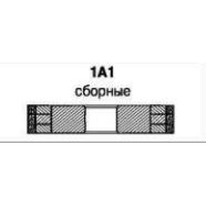 Круг алмазный шлифовальный плоский прямого профиля сборный 1A1 (наружный диаметр круга 300мм-500мм, высота круга 100мм-200мм) СТАНДАРТ