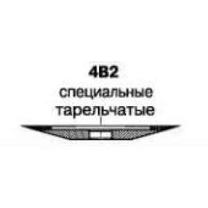 Круг алмазный шлифовальный тарельчатый 4B2 специальный (наружный диаметр круга 100мм-150мм, высота круга 10мм-12мм) СТАНДАРТ