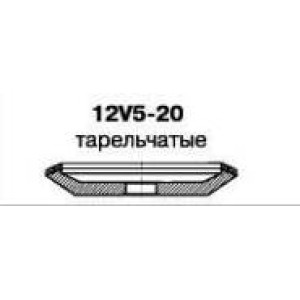 Круг алмазный шлифовальный тарельчатый 12V5-20 (наружный диаметр круга 75мм-150мм, высота круга 10мм-16мм) БАЗИС