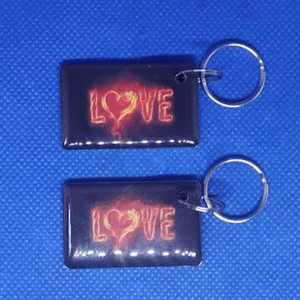 Epoxy-заготовка T5577 NEW мини-карта (10) LOVE огонек
