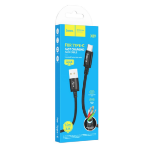 Кабель зарядний HOCO X89 1.0 m USB-A для Type--C 3.0 A Cable Black