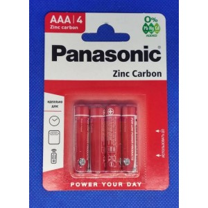 R3 PANASONIC-Zink Carbon (солевые батарейки)