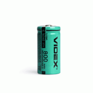 Аккумулятор Videx литий-ионный 16340 (без защиты) 800mAh bulk/1шт