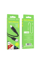 Кабель USB Borofone BX42 1м (2,4А) Silicone USB-A для IP .BLACK
