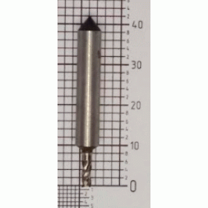 Фреза вертикальная 2,5мм HSS-TIN 2F /Raise/ (EH4025)