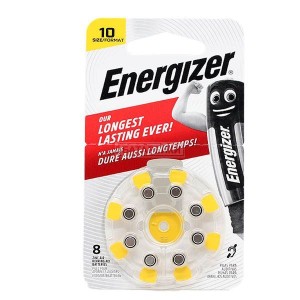 DP-10 ENERGIZER Zinc Air уп,8шт(слухові апарати)