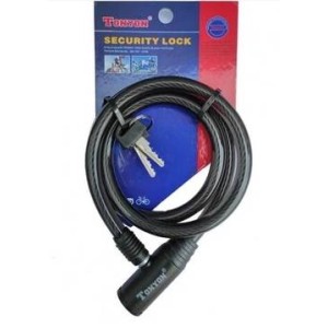Замок велосипедний Tonyon 8*800mm TY420