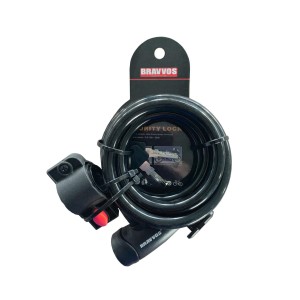 Замок велосипедний BRAVVOS LOS-065-110 12mm*1500mm