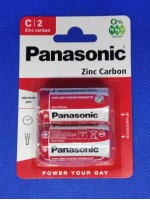 R14 PANASONIC-Zink Carbon (солевые батарейки)