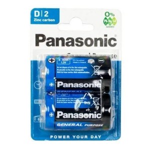 R20 PANASONIC-General Purpose (солевые батарейки)