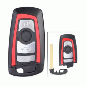 BMW FEM Smart Remote Key 4 Buttons 433MHz FSK Red Color (T)