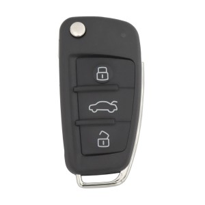 Audi A1 Q3 2012-2016 Flip Remote Key 3 Buttons 433MHz (T)