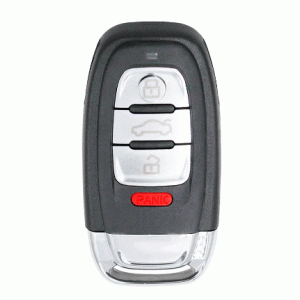 Audi Smart Remote Key Shell 3+1 Button (T)