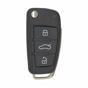Audi Q7 Genuine Flip Remote Key 3 Button 315MHz 4F0837220A (T)
