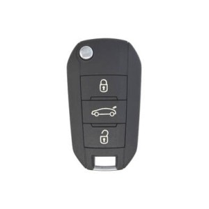Citroen Original Flip Remote Key 3 Buttons 433MHz PCF7941 Transponder (T)