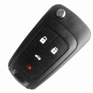 Chevrolet Flip Smart Remote Key 4 Buttons 315Mhz PCF7952E (T)
