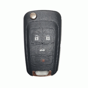 Chevrolet Flip Smart Remote Key 4 Buttons 433Mhz PCF7952E Transponder (T)