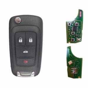 Chevrolet Camaro 2012-2015 Flip Remote Key 4 Buttons 433MHz (T)