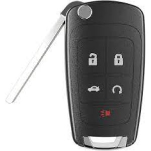 Chevrolet Camaro Flip Remote Key 5 Buttons 433MHz (T)