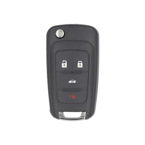Chevrolet Flip Remote Key 4 Buttons 315MHz PCF7937E/41E Transponder (T)