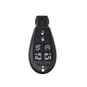 Jeep Dodge Chrysler Fobik Remote Key 7 Buttons 433MHz PCF7941A Transponder (T)
