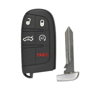 Chrysler Jeep Dodge Smart Remote Key 4+1 Button 433MHz PCF7953A (T)