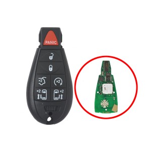 Jeep Dodge Chrysler Fobik Proximity Remote Key 433MHz PCF7945 Transponder (T)