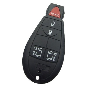 Jeep Dodge Chrysler Fobik Remote Key 4+1 Buttons Side Doors Button Type 433MHz (T)