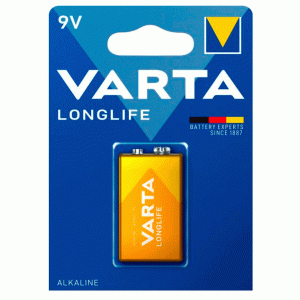 Крона VARTA-LONGLIFE/6LR 61(BLI-1 ALKALINE