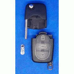 AUDIКорпус выкидного ключа  3 кн  под батарейку CR1616