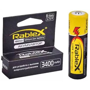 Акум,Rablex 18650 3400mAh(помаранчевий)