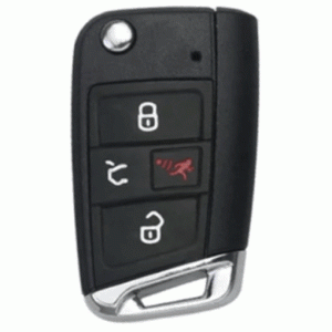 Смарт-ключ KEYDIY DZ-ZB15-4 для Volkswagen MQB 5C с лезвием HU162T