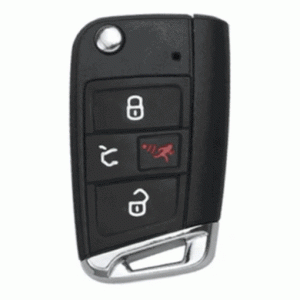 Смарт-ключ KEYDIY DZ-ZB15-4 для Volkswagen MQB 5C с лезвием HU66