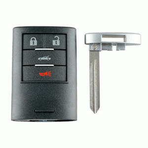 Cadillac XLR 2008-2009 Genuine Smart Remote 4 Button 433MHZ 25926475 (T)