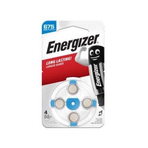 DP-675 ENERGIZER Zinc Air уп,4шт(слухові апарати)