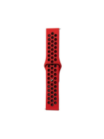 Ремінець унівверс 22mm (червоний з чорним)N Sport для Samsung/Amazfit/Huawei