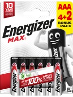 R3 ENERGIZER MAX уп,4+2 шт,