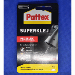 Супер клей PATTEX-ГЕЛЬ 5гр с щеточкой