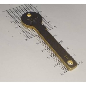 BKN-40 Circle Brass 4.00 mm AN-SAN "T2" ЗАГОТІВКА ДЛЯ НАРІЗКИ ПРОФІЛЮ