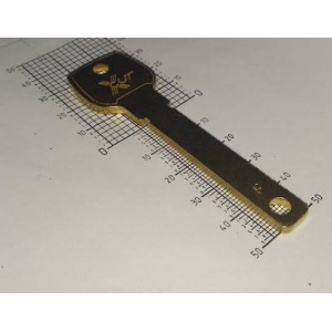 BKD-31 Square Brass 3.10 mm  AN-SAN "F" ЗАГОТІВКА ДЛЯ НАРІЗКИ ПРОФІЛЮ