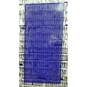Сітка для ключів СИНЯ 1.5 mm товщина 208 крючків /Україна/46х96см із чотирма ребрами жорсткості/стенд перфорований для ключів