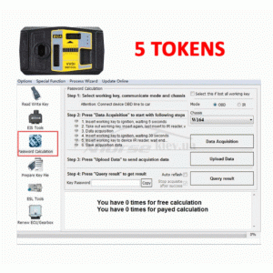 Xhorse MB 5 токенов для VVDI MB BGA и Key Tool Plus