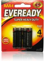R3 ENERGIZER EVEREADY Super Heavy Duty  уп, 4 шт,  (солевые батарейки)