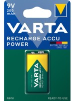 Акумулятор VARTA крона RECHARGEABLE ACCU 6F22 9V 200mAh BLI 1 NI-MN(READY 2 USE)