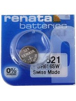 321 Renata батарейка (оксид серебра 1.55V)(6.8x1.6mm) (14.5mAh) (low drain) (упаковка = 1шт)