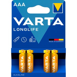 R3 VARTA  LONGLIFE  AAA(BLI-4) ALKALAIN