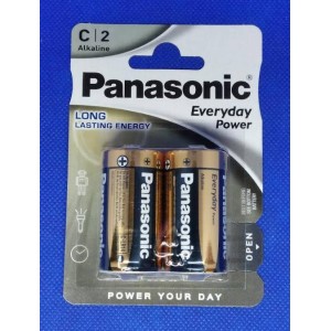 R14 PANASONIC-Everyday Power (щелочные батарейки)