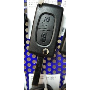 PEUGEOT 307 Корпус выкдного ключа 2кнопки HU83T СУПЕР КАЧЕСТВО С ЛОГОТИПОМ !