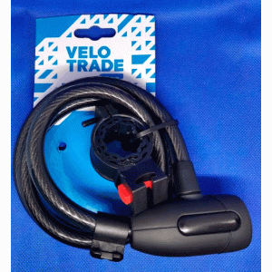 Замок велосипедный VELOTRADE 12*100см PY2120